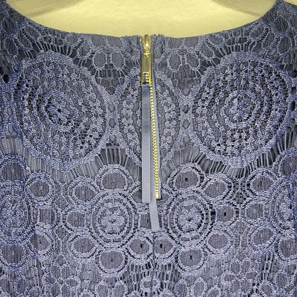 Laundry by Shelli Segal Navy Lace Sheath Dress | Size 4 - Picture 2 of 5